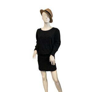 Mossimo Women's Charcoal Gray Knit Winter Dress Size M